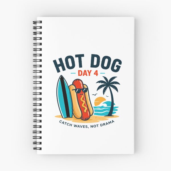 Item preview,  hot dog day food humour designed and sold by  Mudikeys.