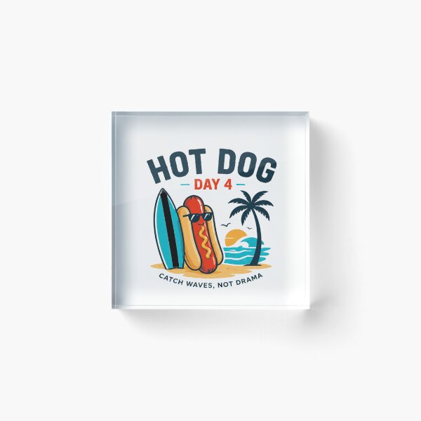 Item preview,  hot dog day food humour designed and sold by  Mudikeys.