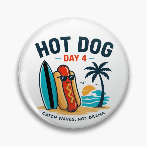 Item preview,  hot dog day food humour designed and sold by  Mudikeys.