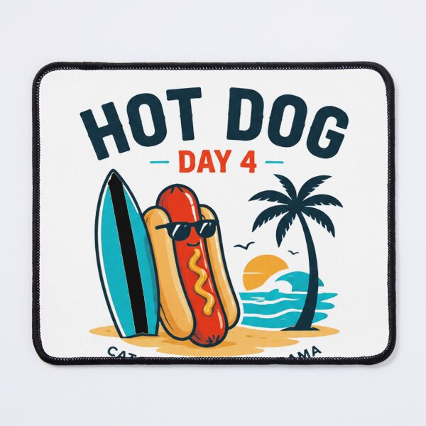 Item preview,  hot dog day food humour designed and sold by  Mudikeys.