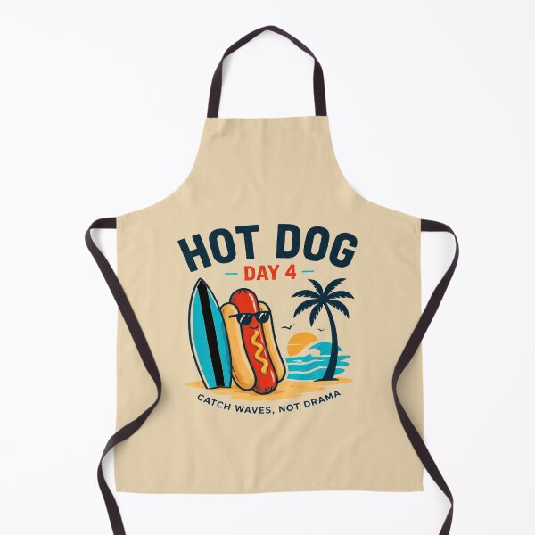 Item preview, hot dog day food humour designed and sold by Mudikeys.