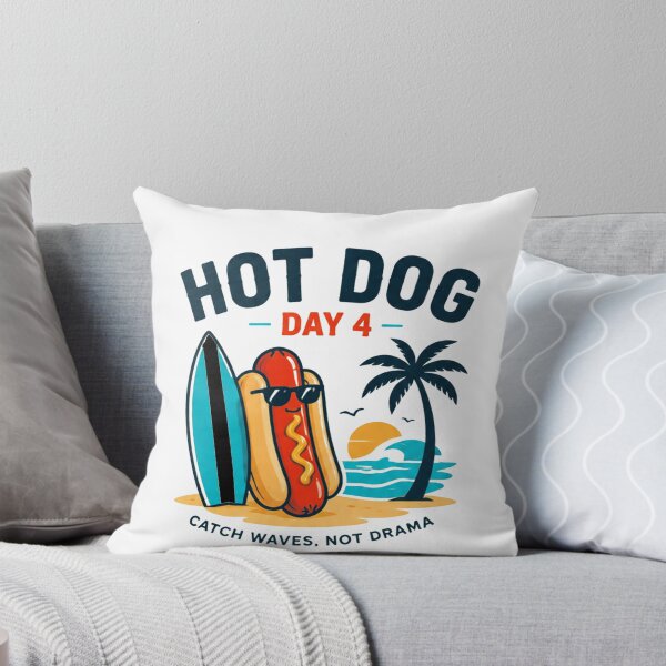 Item preview,  hot dog day food humour designed and sold by  Mudikeys.