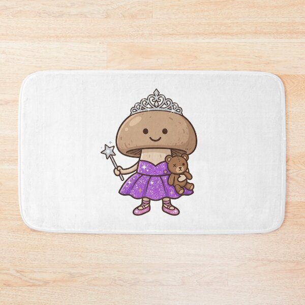 Item preview, Mushroom Princess — Cute Kawaii Mushroom Princess Food Art | Conditioned For Kindness designed and sold by monolithstudio.