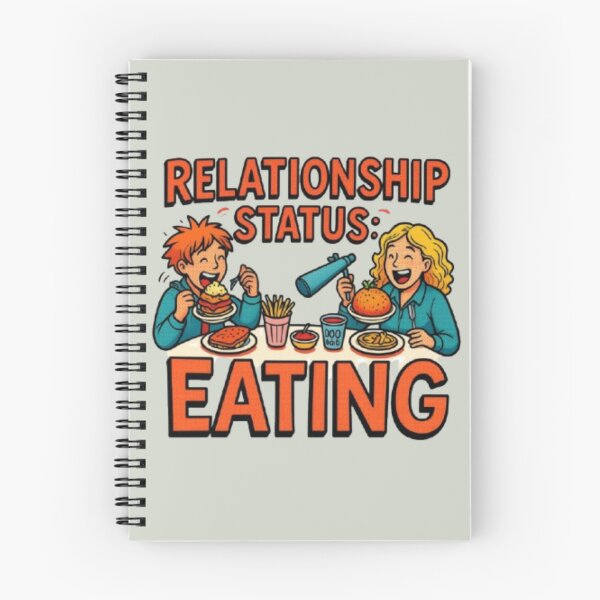 Item preview, Relationship Status Eating Orange Typography Print designed and sold by Miheerala.