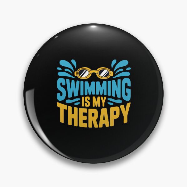 Item preview, SWIMMING IS MY THERAPY designed and sold by jkrphoto.