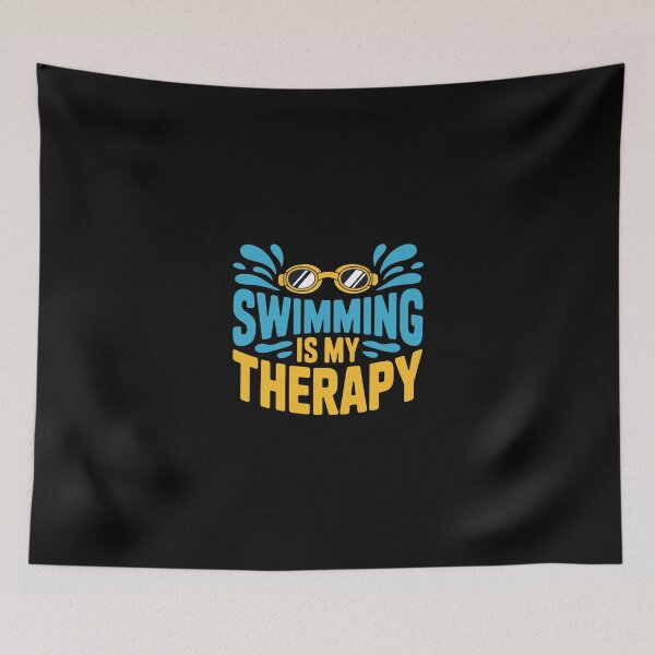 Item preview, SWIMMING IS MY THERAPY designed and sold by jkrphoto.