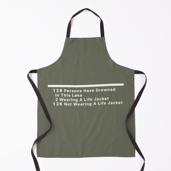 Item preview, 128 Persons Have Drowned Warning Sign designed and sold by nbcryptid.
