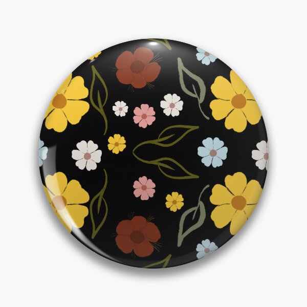 Item preview, Copy of Retro Boho Floral Pattern in Earthy Tones designed and sold by IO Soul Spaces.