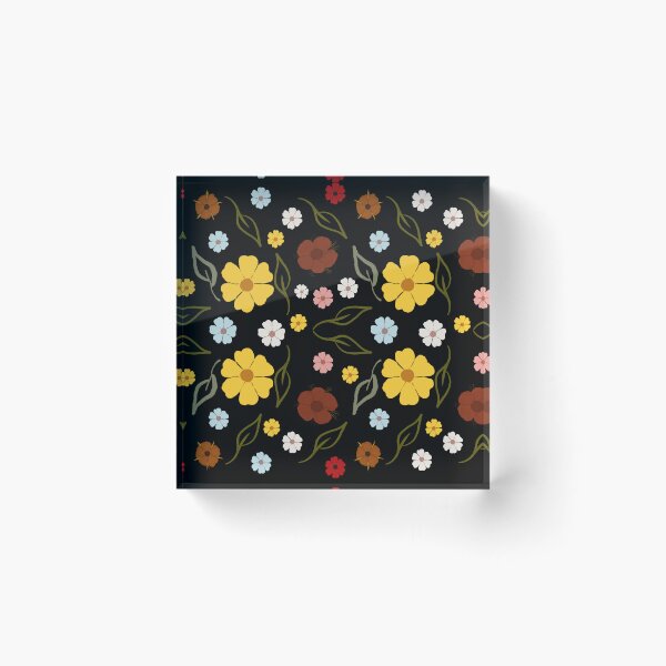 Item preview, Copy of Retro Boho Floral Pattern in Earthy Tones designed and sold by IO Soul Spaces.