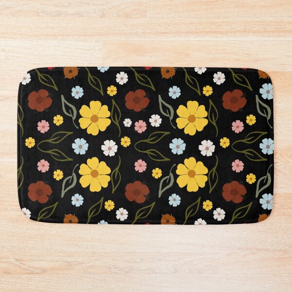 Item preview, Copy of Retro Boho Floral Pattern in Earthy Tones designed and sold by IO Soul Spaces.