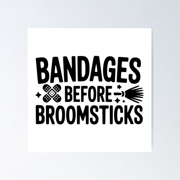 Item preview, Bandages Before Broomsticks designed and sold by theartfulaspie.