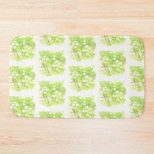 Item preview, Soft Pastel Wild Daisy Meadow Watercolor Vignette designed and sold by BalkanBloom.