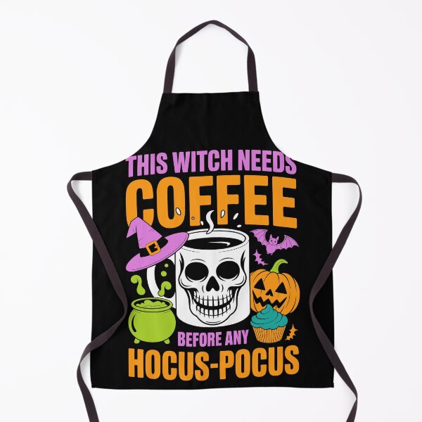 Item preview, THIS WITCH NEEDS COFFEE BEFORE ANY HOCUS‑POCUS designed and sold by jkrphoto.