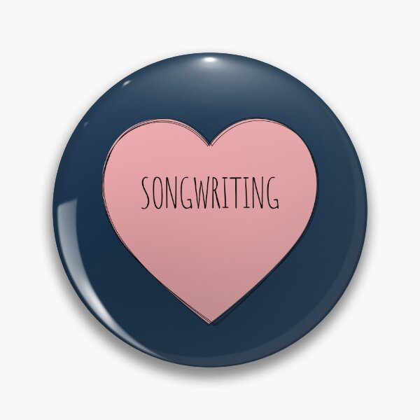 Item preview, I Love Songwriting Pink Heart designed and sold by MaryAller.