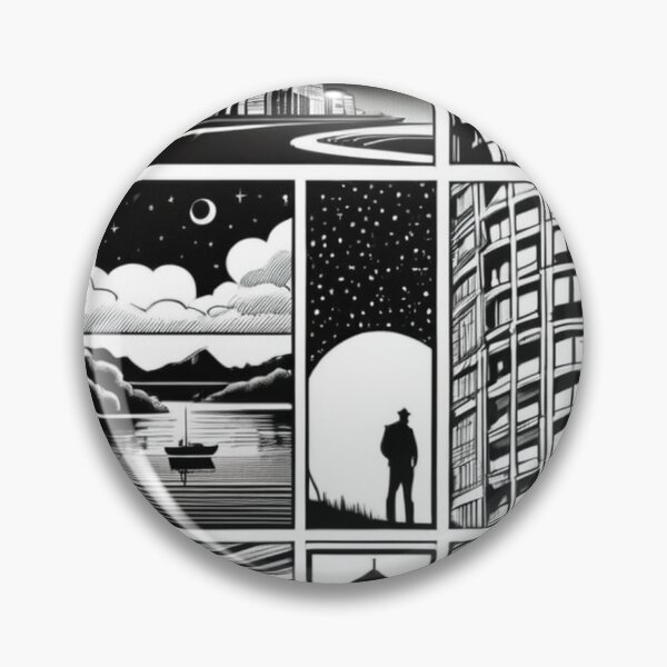 Item preview, Architecture - Graphic Novel Style Panel Grid, Urban Black and White Aesthetic designed and sold by Reverso-Design.