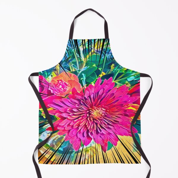 Item preview, Pop Art Magenta Chrysanthemum Explosion Digital Illustration designed and sold by BalkanBloom.