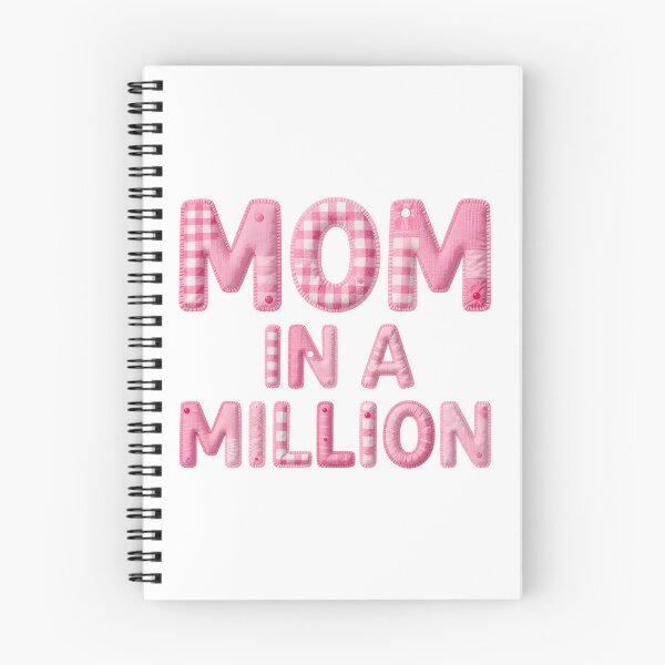 Item preview, MOM IN A MILLION - IN PINK FAUX LETTERING designed and sold by AlexOBrienArt.