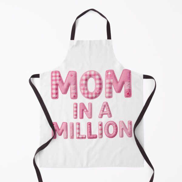 Item preview, MOM IN A MILLION - IN PINK FAUX LETTERING designed and sold by AlexOBrienArt.