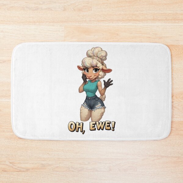 Item preview, OH EWE! Cute Cartoon Sheep Girl designed and sold by Trevor Cutler.
