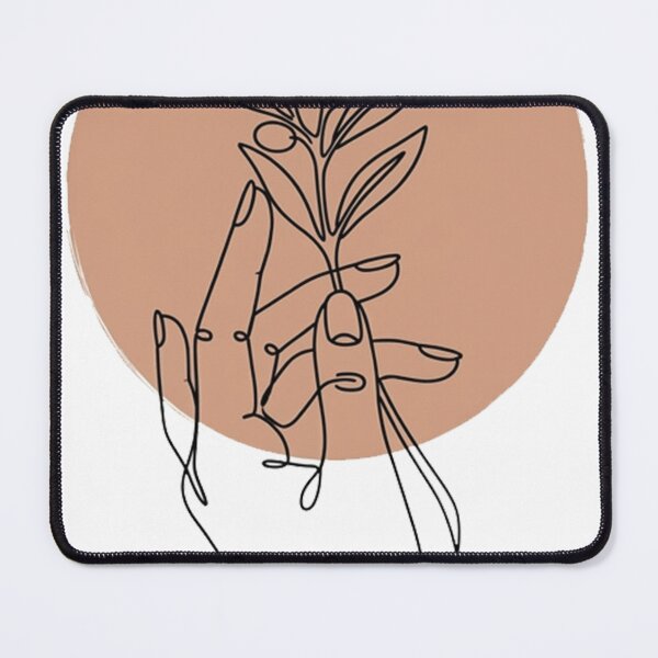 Item preview, Line Art Hand Botanical Olive Branch designed and sold by The Cozy Chapter.