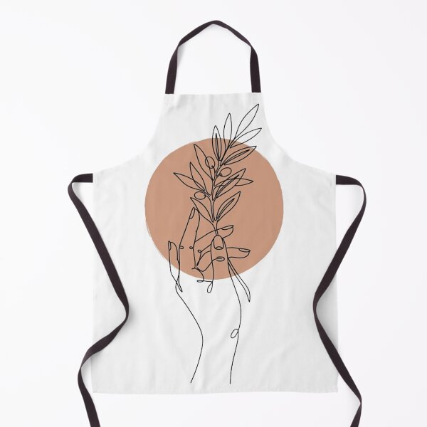 Item preview, Line Art Hand Botanical Olive Branch designed and sold by The Cozy Chapter.