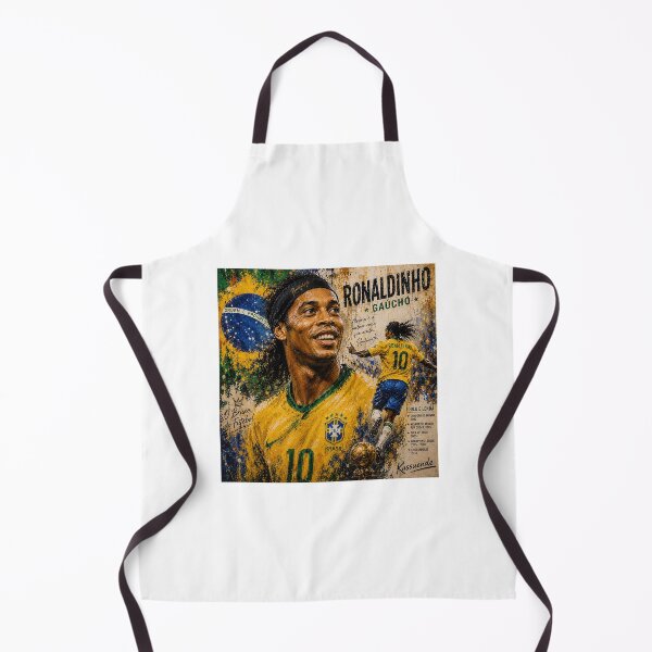 Item preview, Ronaldinho Magic | Brazilian Football Legend Portrait designed and sold by ArtistrySky.