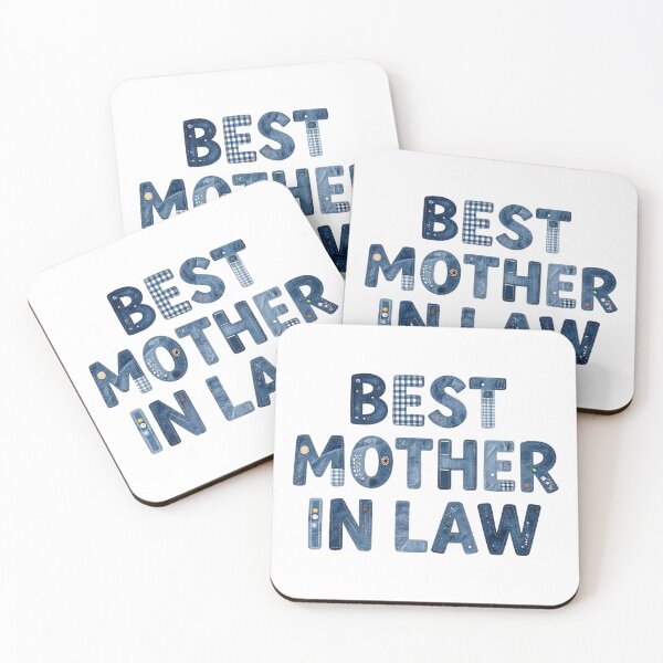 Item preview, BEST MOTHER IN LAW - IN FAUX LETTERING designed and sold by AlexOBrienArt.