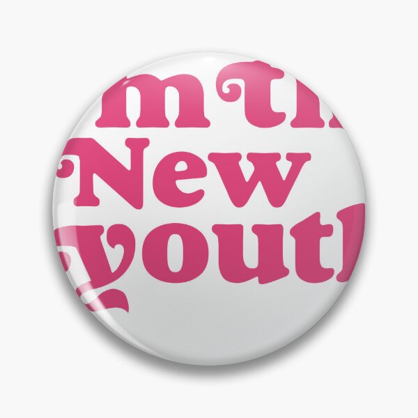Item preview, I'm The New Youth Bold Retro Pink Typography T-Shirt designed and sold by Atique Creations.