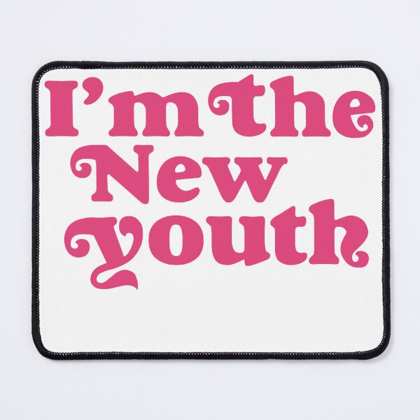 Item preview, I'm The New Youth Bold Retro Pink Typography T-Shirt designed and sold by Atique Creations.