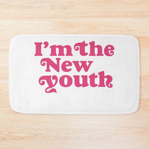 Item preview, I'm The New Youth Bold Retro Pink Typography T-Shirt designed and sold by Atique Creations.
