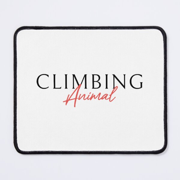 Item preview, Climbing Animal classic lettering Boulderer designed and sold by Bouldershop.