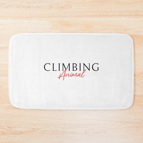 Item preview, Climbing Animal classic lettering Boulderer designed and sold by Bouldershop.