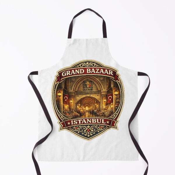 Item preview, Grand Bazaar Istanbul Vintage Travel Badge | Retro Turkey Souvenir Sticker designed and sold by DreamPaw Studio.