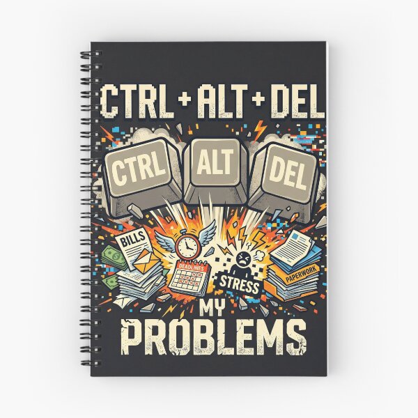Item preview, Ctrl + ALT + DEL ALL My Problems | Delete My All Problem  designed and sold by BigBoyFunky.
