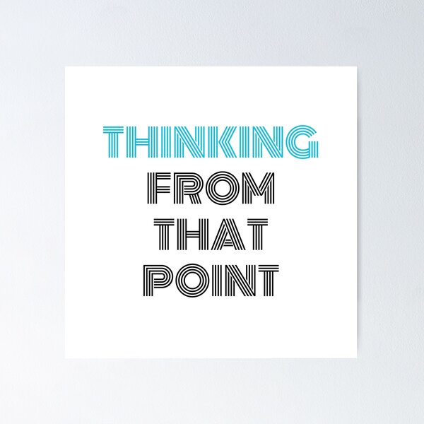 Item preview, Thinking from that point designed and sold by ArtistTejal.