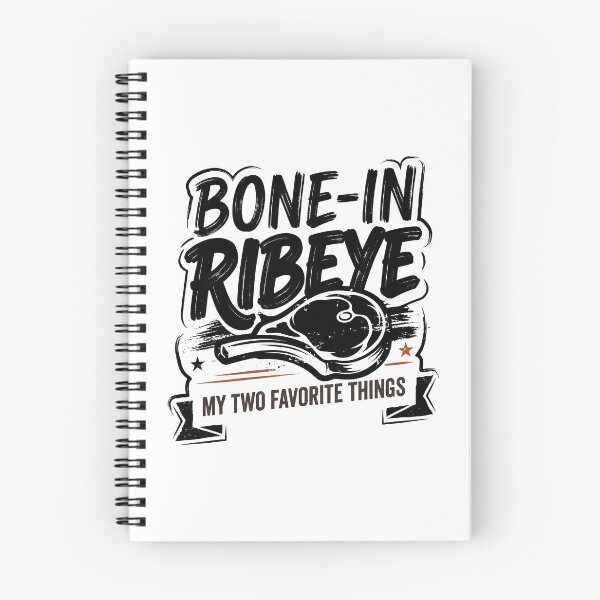 Item preview, Bone In Ribeye My Two Favorite Things Retro BBQ Pitmaster Design designed and sold by get55shirt.