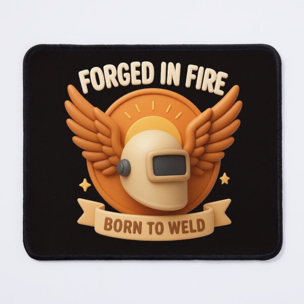 Item preview, Forged In Fire Born To Weld | American Welder Shirt designed and sold by LabCore.