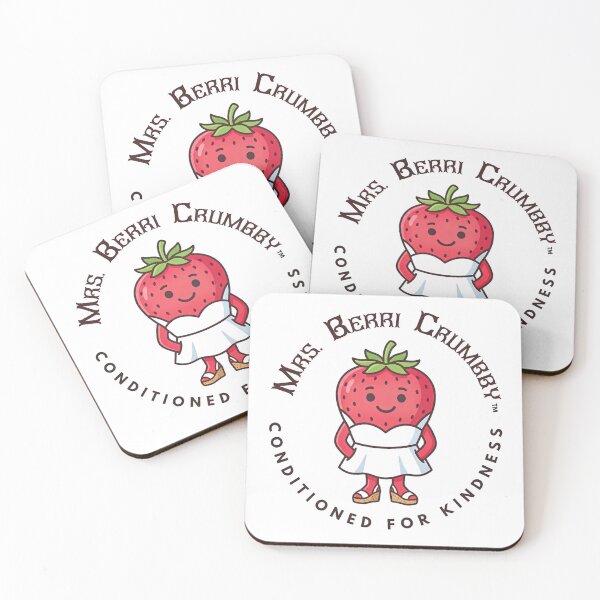 Item preview, Mrs. Berri Crumby — Cute Strawberry Mom Kawaii Food Art | Conditioned For Kindness designed and sold by monolithstudio.
