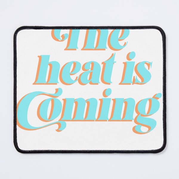 Item preview, The Heat Is Coming Retro Bold Summer Typography T-Shirt designed and sold by Atique Creations.