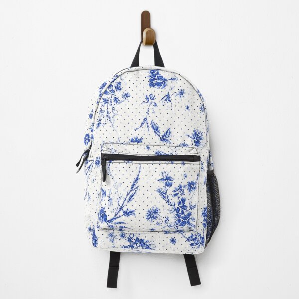 Item preview, Blue Porcelain Floral Dot Pattern designed and sold by Louis Calveri™.