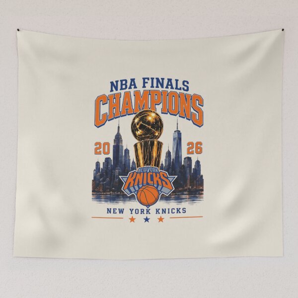 Item preview, New York Knicks NBA Finals Champions 2026 Championship Trophy T-Shirt designed and sold by Brokentemple.