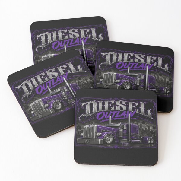 Item preview, Diesel Outlaw Lowrider Semi Truck | Purple Custom Rig | Trucker T-Shirt designed and sold by Diesel outlaw .