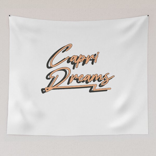 Item preview, Capri Dreams Elegant Script Italian Travel T-Shirt designed and sold by Atique Creations.