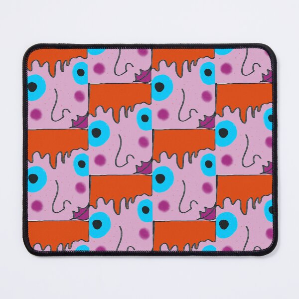 Item preview, Cute Freckle Abstract Trippy Ginger Melting Face Print designed and sold by TheSnugGirl.