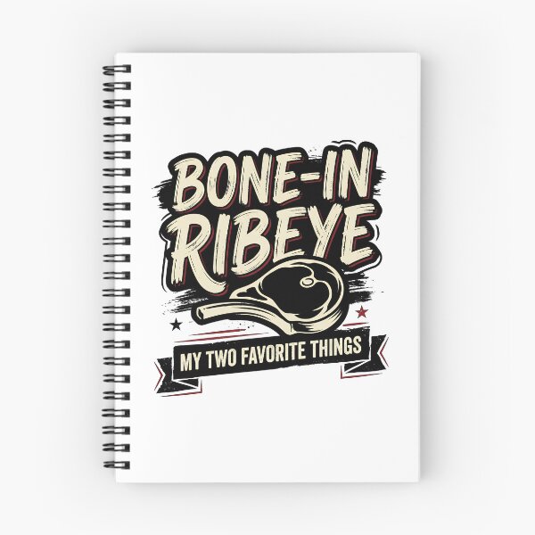 Item preview, Bone In Ribeye My Two Favorite Things Funny Meat Lover BBQ Design designed and sold by get55shirt.