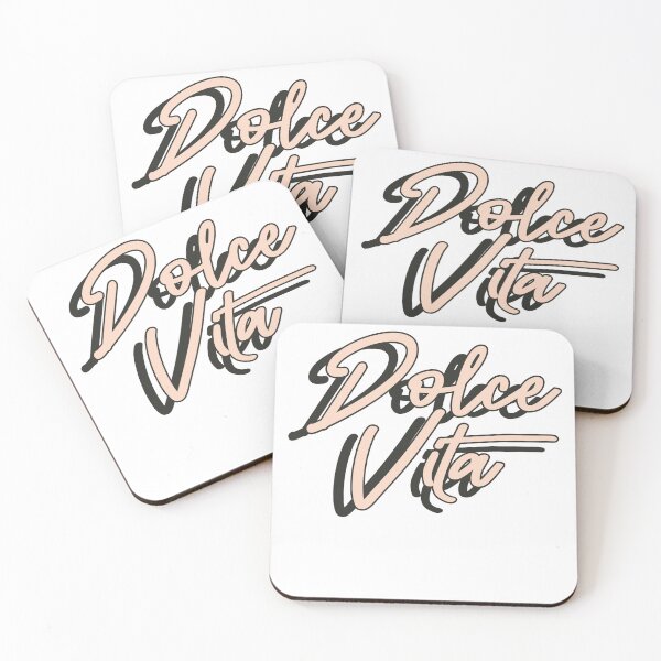 Item preview, Dolce Vita Elegant Script Italian Lifestyle T-Shirt designed and sold by Atique Creations.