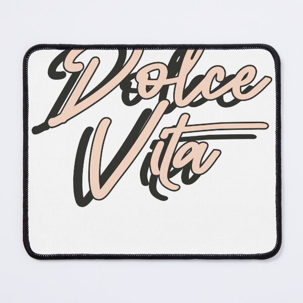 Item preview, Dolce Vita Elegant Script Italian Lifestyle T-Shirt designed and sold by Atique Creations.