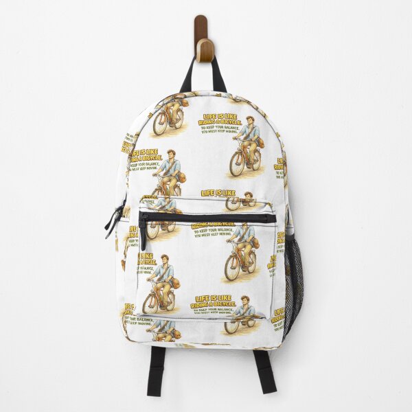 Item preview, Einstein Inspired Life Is Like Riding a Bicycle To Keep Your Balance You Must Keep Moving Quote designed and sold by Donsean22.