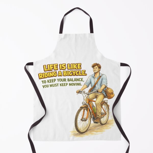 Item preview, Einstein Inspired Life Is Like Riding a Bicycle To Keep Your Balance You Must Keep Moving Quote designed and sold by Donsean22.