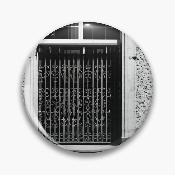 Item preview, Architecture - Old Window and Wrought Iron, Mediterranean Charm in Black and White designed and sold by Reverso-Design.
